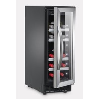 Armoire à vin mono-zone 20 bouteilles porte vitrée 29,5Lx61,5Px82H