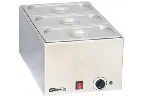  Casselin Bain- marie GN 1/3 | Triple bac 