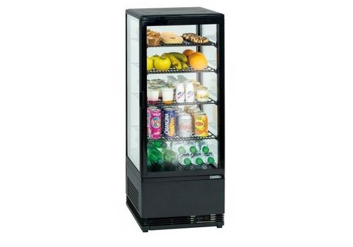  Casselin Vitrine réfrigérée 98L | Noire | L42.5xP38xH110 cm 