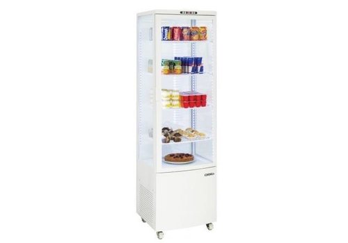  Casselin Vitrine réfrigérée 235L | Blanche | L52xP48.5XH170 cm 