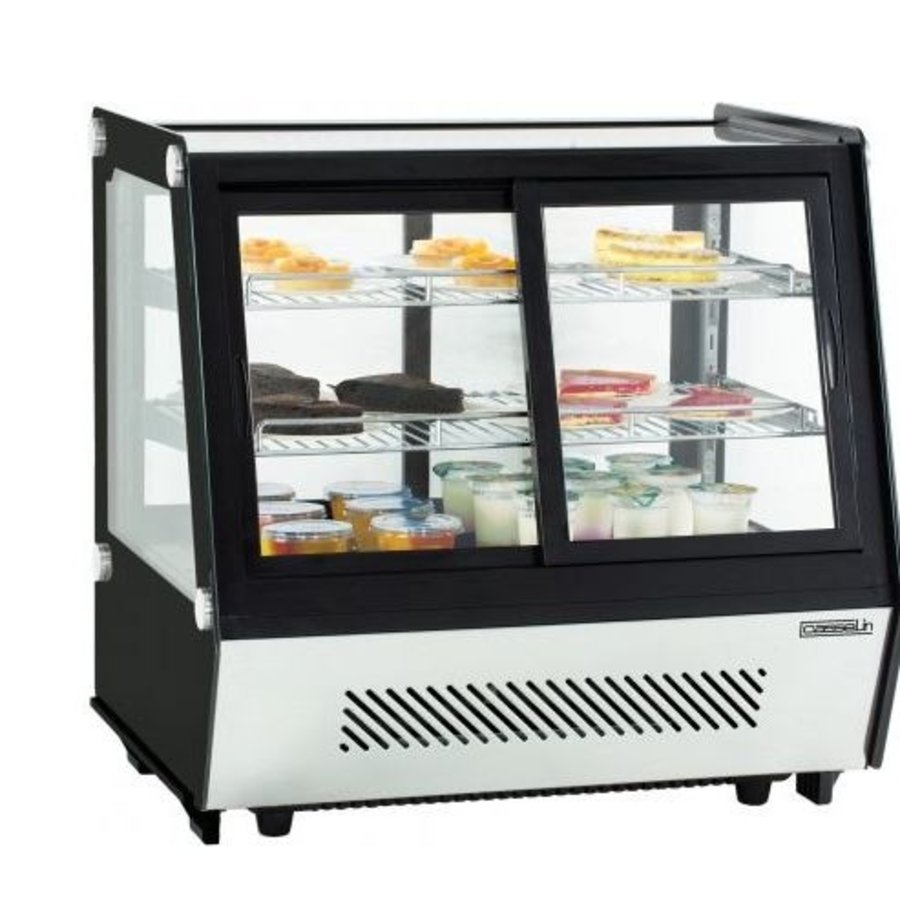 Vitrine réfrigérée à poser 125L | Noire | L71x P56.8xH68.6 cm