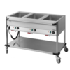 Casselin Chariot bain-marie à eau 3X GN 1/1