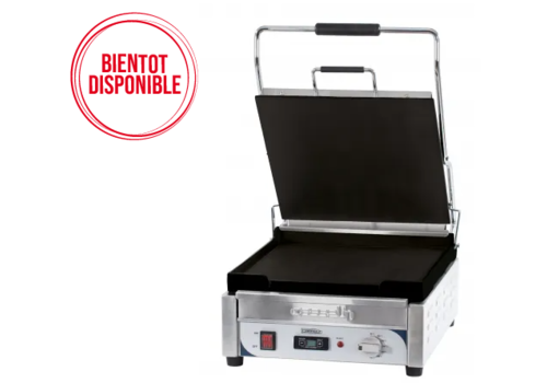  Casselin Grill panini XL | Lisse/lisse avec minuteur 