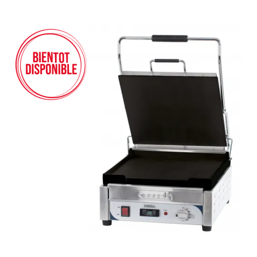  Casselin Grill panini XL | Lisse/lisse avec minuteur 