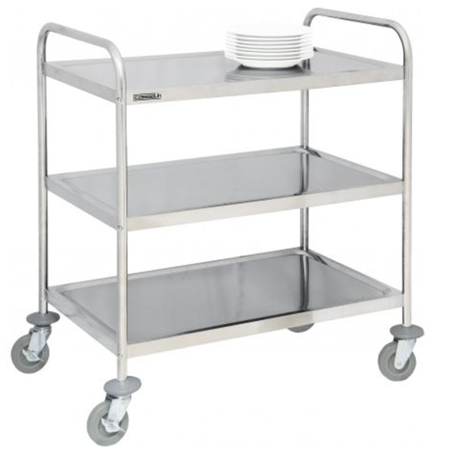 Chariot 3 plateaux | Inox