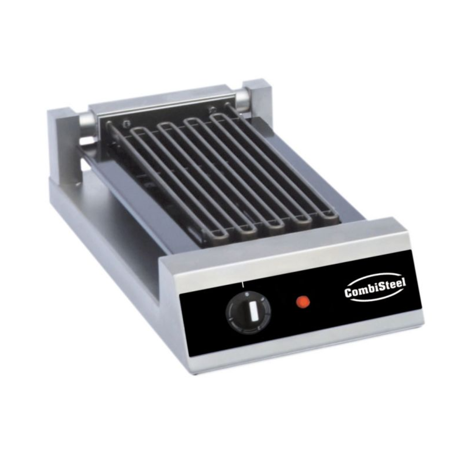 Grill vapeur | Inox | 270 x 545 x 130 mm