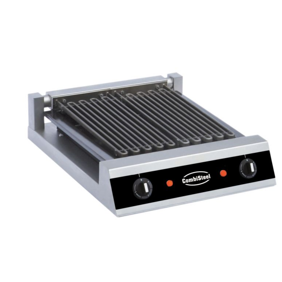 Grill vapeur | Inox | 435 x 545 x 130 mm