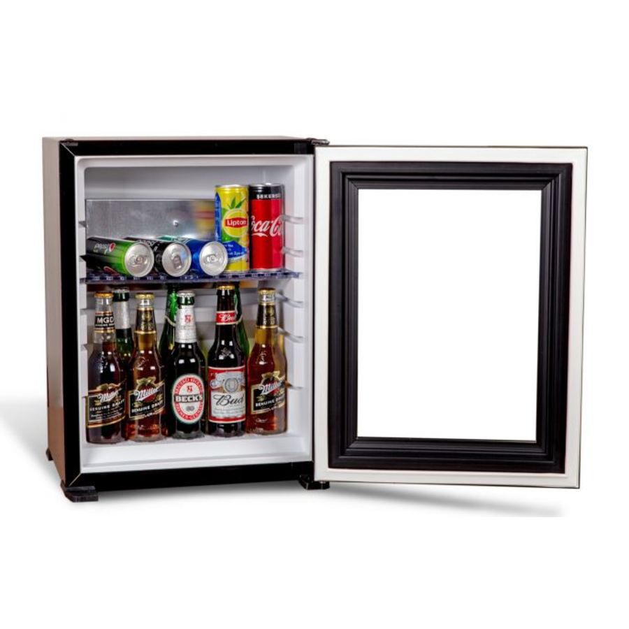 Minibar 60L | Porte en verre | Noir | 477 x 480 x 594 mm