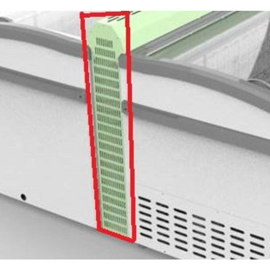 Connexion côté blanc pour congélateur bahut