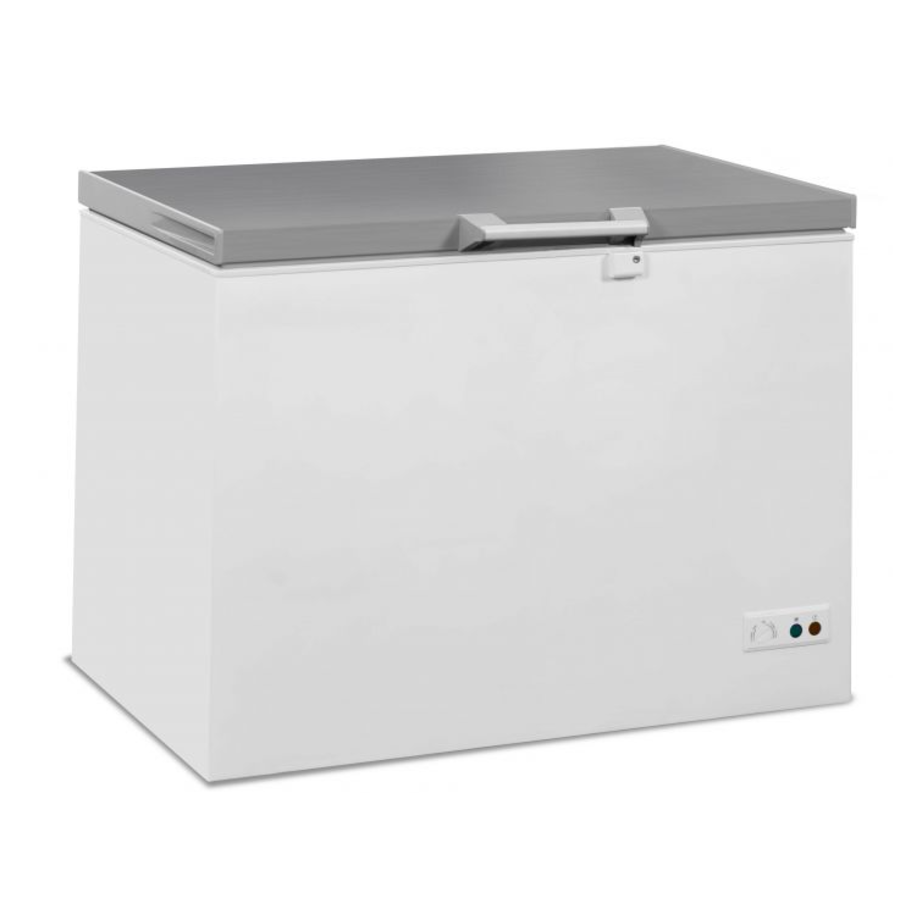 Congélateur Bahut 305L | Couvercle inox | 1,041 x 0,743 x 0,840 m