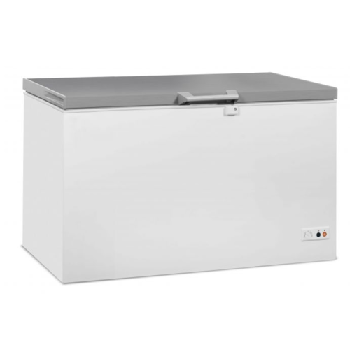  Combisteel Congélateur Bahut 407L| Couvercle inox | 1,316 x 0,743 x 0,840 m 