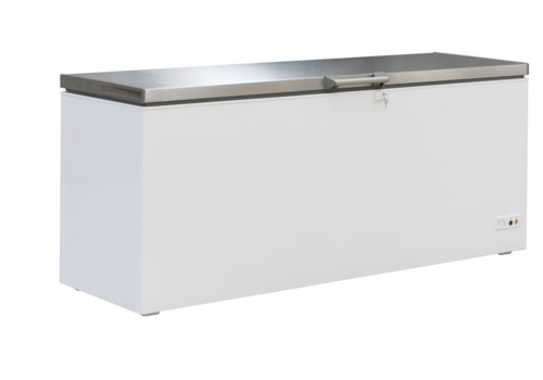  Combisteel Congélateur Bahut 635L| Couvercle inox | 1,904 x 0,743 x 0,840 m 