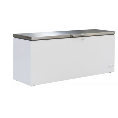  Combisteel Congélateur Bahut 635L| Couvercle inox | 1,904 x 0,743 x 0,840 m 