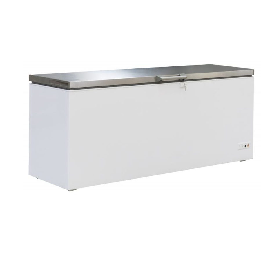 Congélateur Bahut 635L| Couvercle inox | 1,904 x 0,743 x 0,840 m