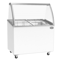 Vitrine à crème glacée 5x5L | Capri | 104.3 x 65.9 x 131.5 cm