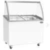 Combisteel Vitrine à crème glacée 7x5L | Flores | 1,318 x 0,659 x 1,315 m