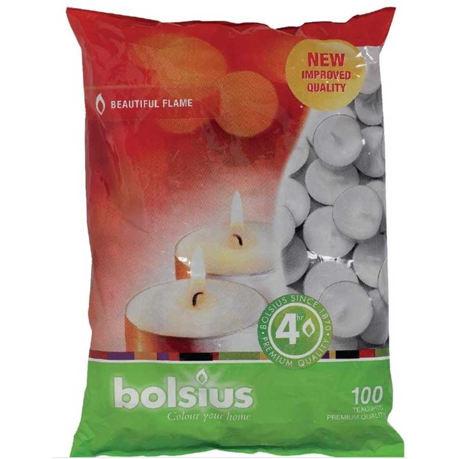 Bougies chauffe-plat | 40mm | Blanches