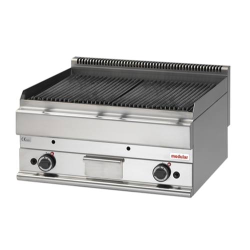  Modular Plaque grill 650 Modulaire | Acier inoxidable | Gaz | 15000W | 70x65x28cm 