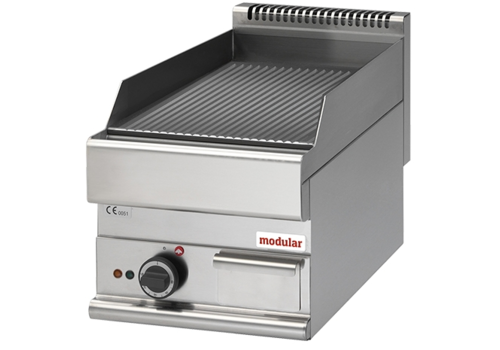  Modular Plaque grill  650 | Acier inoxidable | Electrique 400V | 4500W | 40x65x28cm 