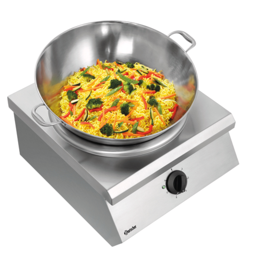 Wok à induction IW 80 / Inox / 510 x 600 x 330 mm