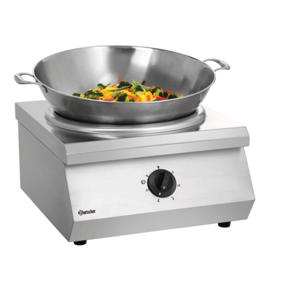 Wok à induction IW 80 / Inox / 510 x 600 x 330 mm