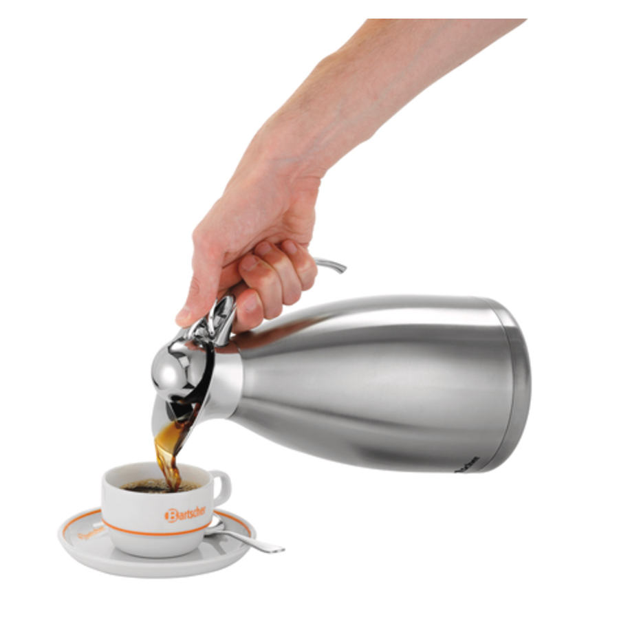 Machine à café professionnelle thermos à pompe en inox contenance 2 L