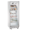 Bartscher Réfrigérateur Porte  battante en verre Blanc 360 L  | 0,62x0,635x1,76 m