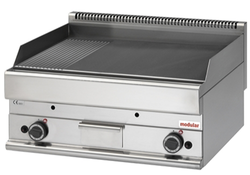  Modular Plaque grill | Acier inoxidable | Gaz | 11400W | 70x65x28cm 