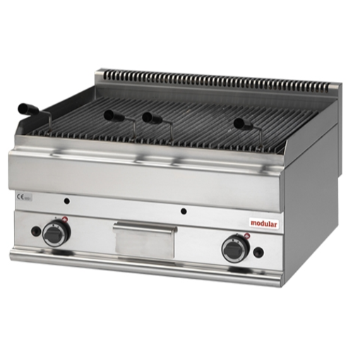  Modular Grill Pierre de lave 650 | Acier inoxidable | Gaz | 11000 W | 70x65x28 