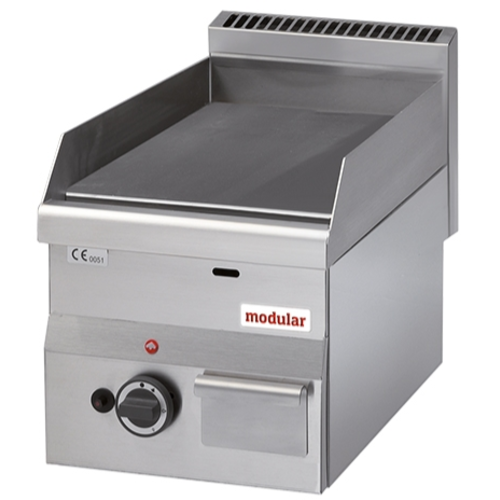  Modular Plaque grill 600 | Acier inoxidable | Electrique 400V | 3000W | 60x30x28cm 