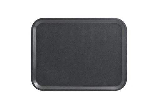  Cambro Plateau stratifié lisse Capri anthracite | 46x36 cm 