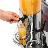 Distributeur de boissons DEW5 Duo / Inox / 430 x 300 x 513 mm