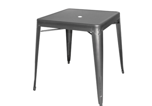  ProChef Table carrée / Acier gris / 668 x 765 x 668 mm 