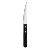 Couteau à steak manche noir | 21,7cm | Lot de 12