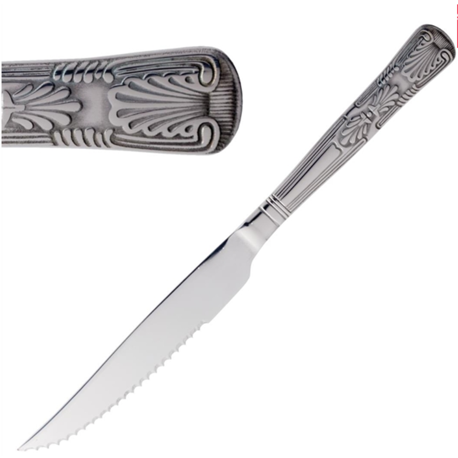 Couteau à viande Kings inox 18/0 238(l)mm Lot de 12