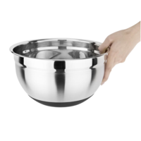 Bassine fond silicone 5L | 260mm en acier inoxydable