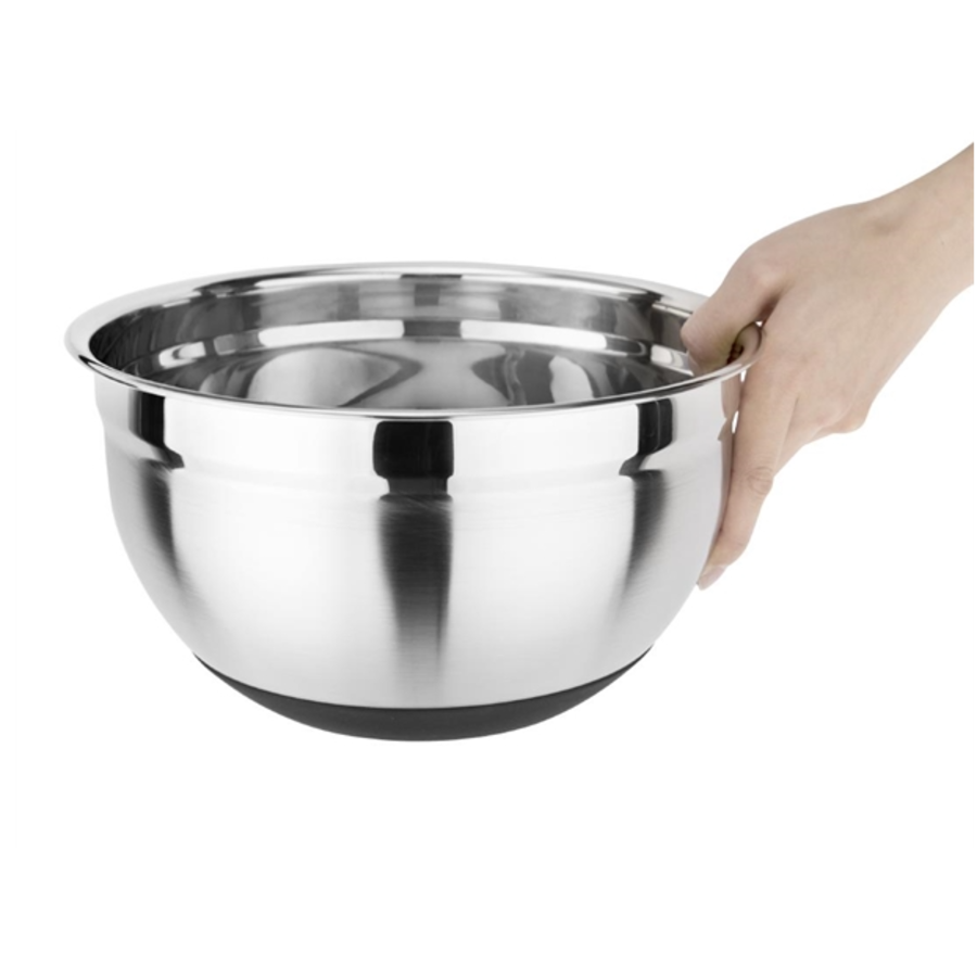 Bassine fond silicone 5L | 260mm en acier inoxydable