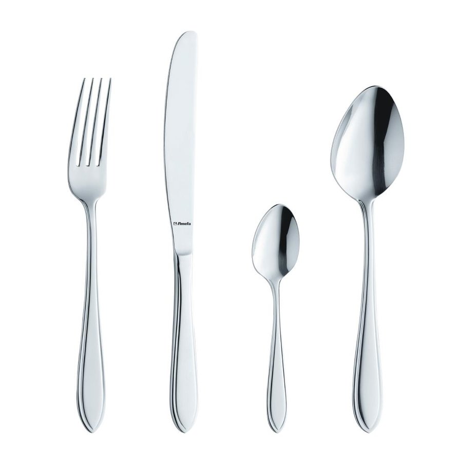 Cuillère de table Punt Filet Inox 18/0 210(l)mm Lot de 12