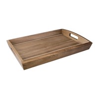 Plateau de service en acacia | 7(h)x51(l)x35(p) cm