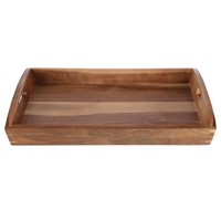 Plateau de service en acacia | 7(h)x51(l)x35(p) cm