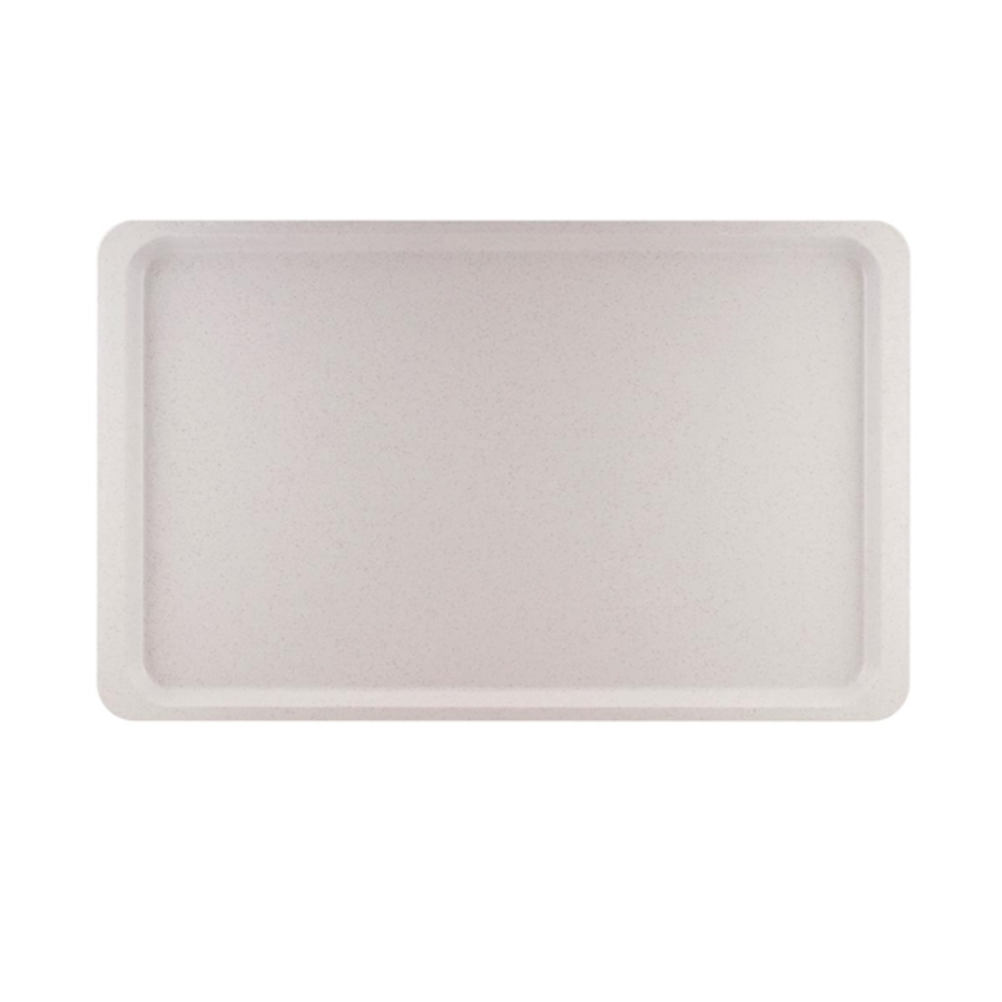 Plateau de service en polyester | GN1/1 | 530x325mm | gris moucheté