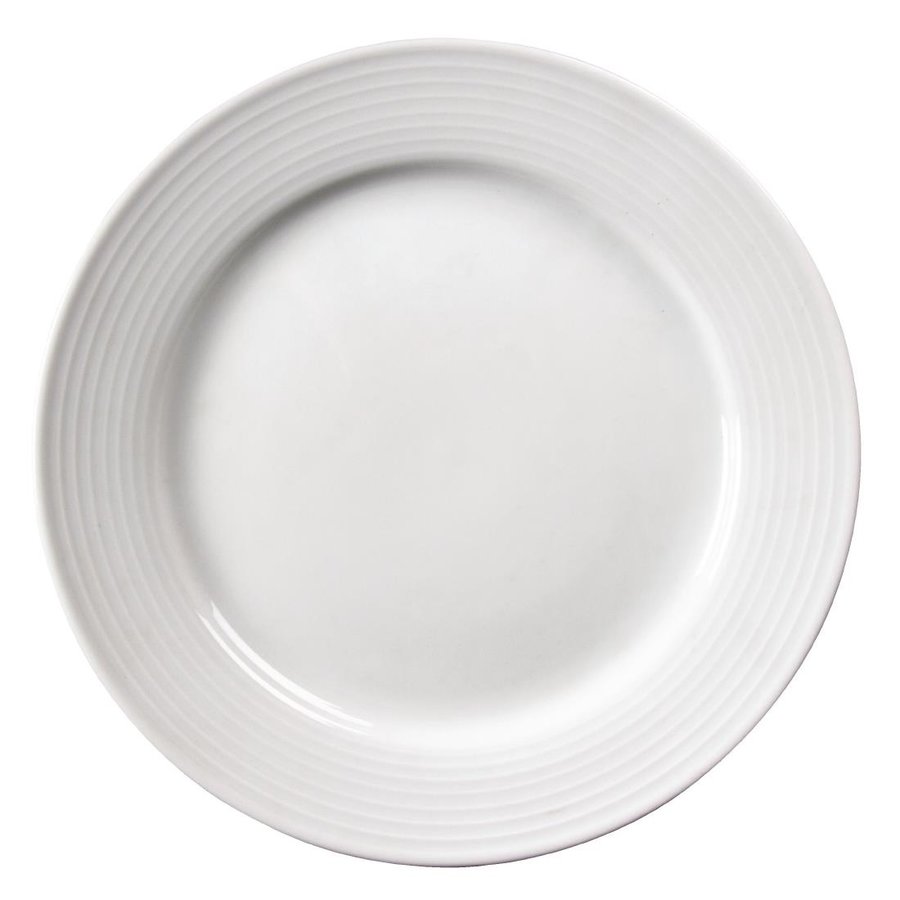 Assiettes à bord large Linear 254(Ø) mm Lot de 12