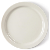 Assiettes à bord étroit Ivory 150Ømm Boîte de 12