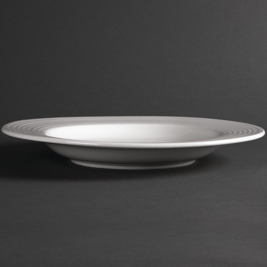 Assiettes à pâtes Linear 310(Ø) mm Lot de 12