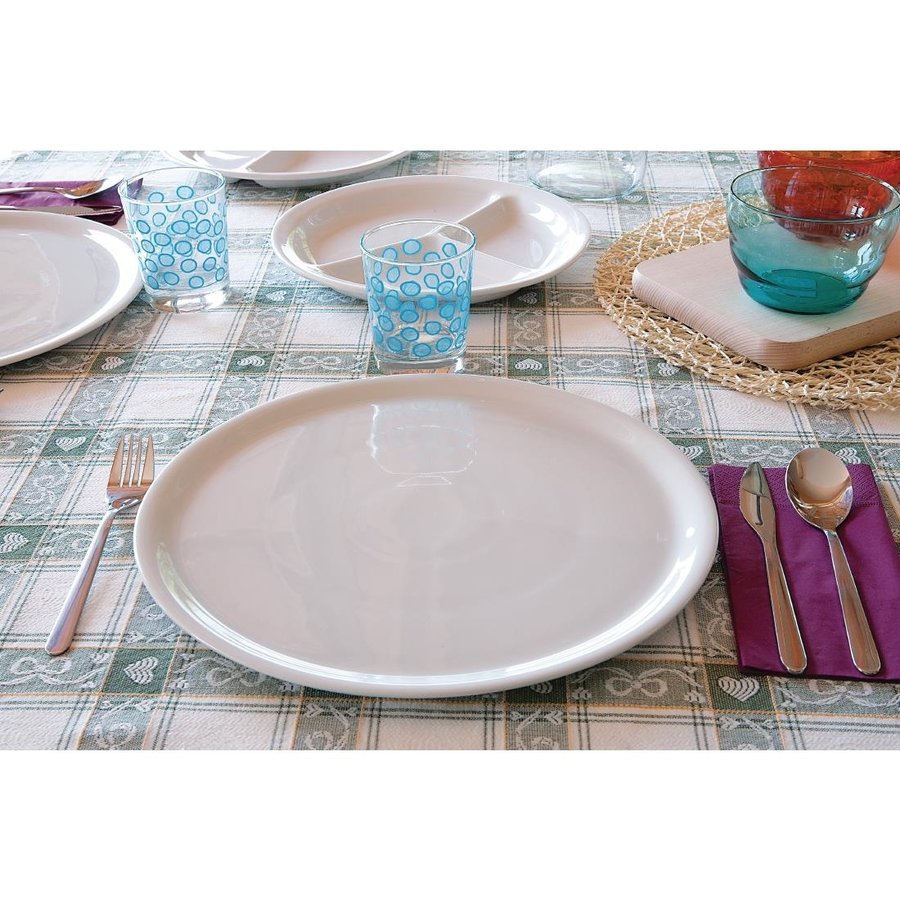 Assiette à pizza Napoli en Porcelaine 330mm (Lot de 6)