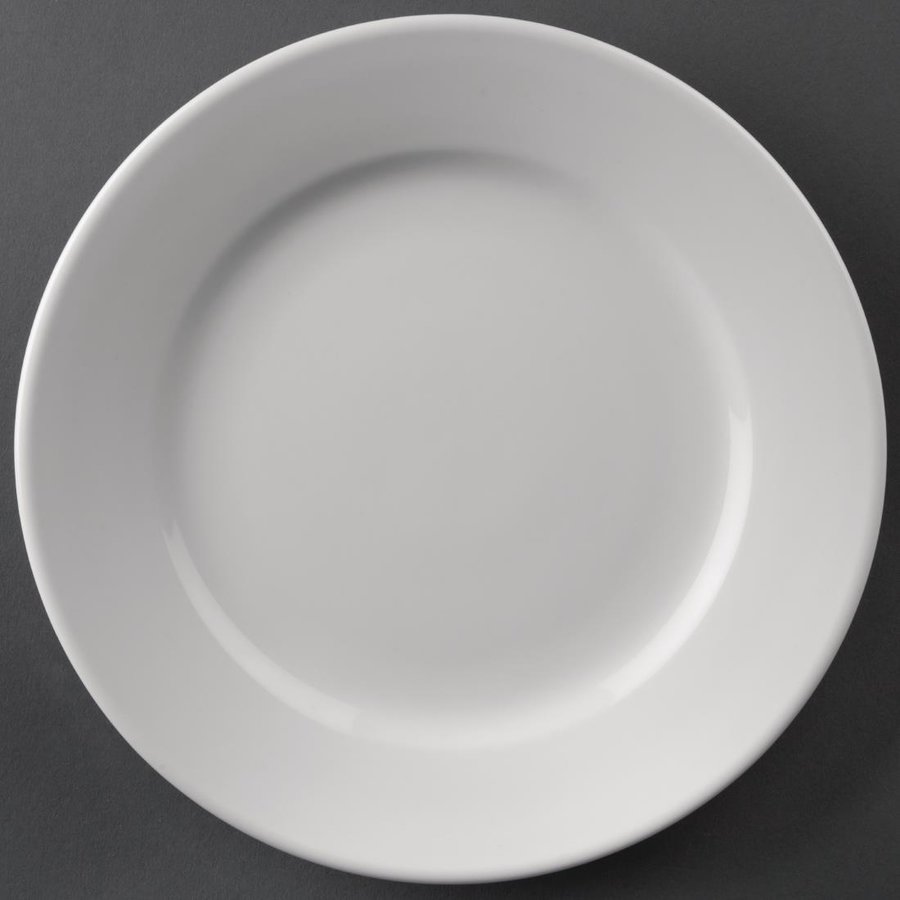 Assiettes à bord large Athena 202(Ø) mm Lot de 12