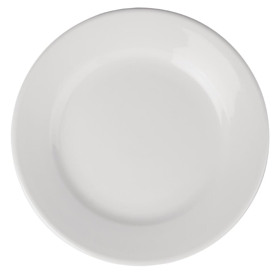 Assiettes à bord large Athena 202(Ø) mm Lot de 12