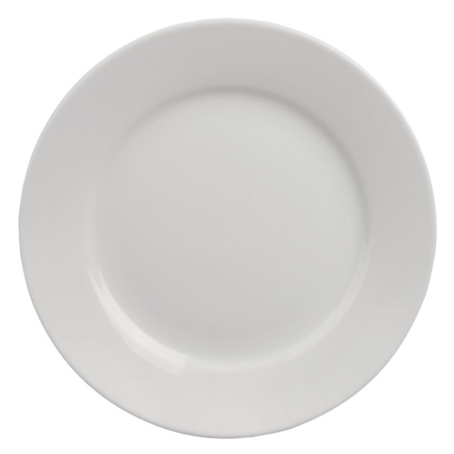 Assiettes à bord large Athena 228(Ø) mm Lot de 12