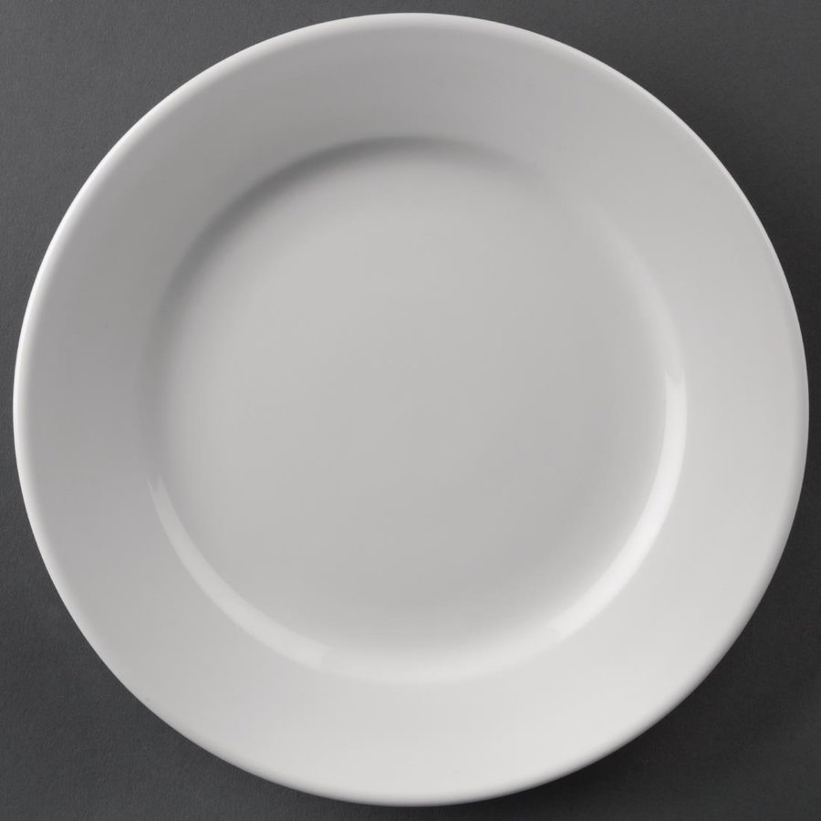 Assiettes à bord large Athena 165(Ø) mm Lot de 12