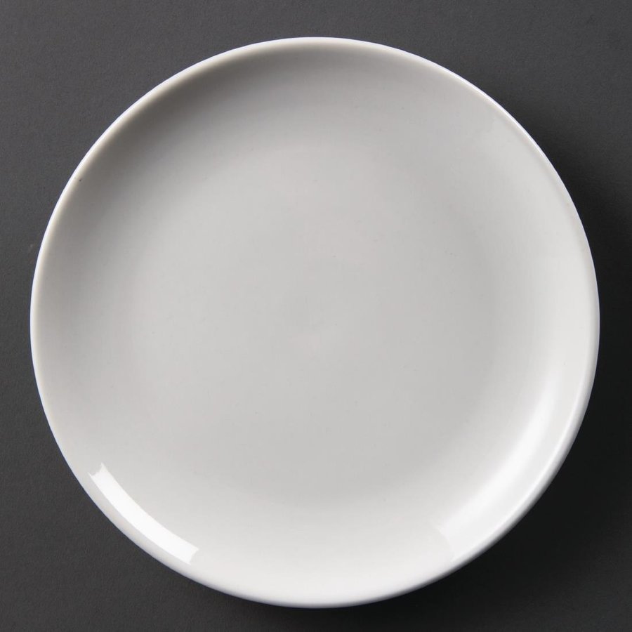 Assiettes plates rondes 200mm l Lot de 12